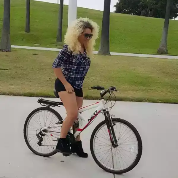 Ghanaian Actress, Nadia Buari, Looks Hot On A Bicycle [See Photo]